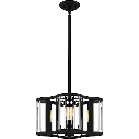 Quoizel Pendant Pendant 4 Lights Matte Black QP6193MBK